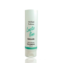 free sample 100ml plastic white hand cream tube with flip top cap